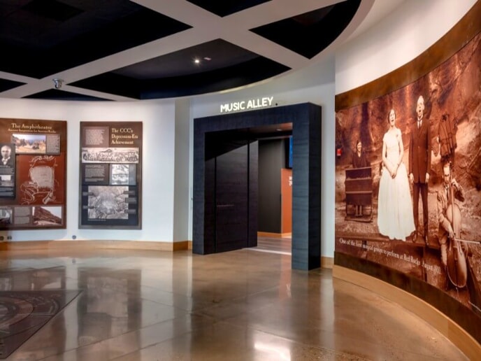 Red Rocks Park Interior Signage